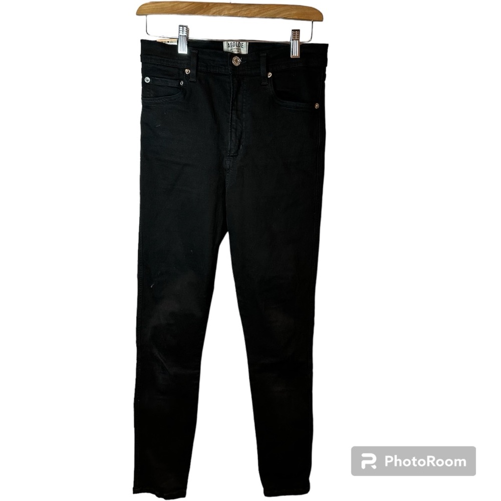 Agolde Filter Free Black Denim Skinny Jeans‎ Size 26